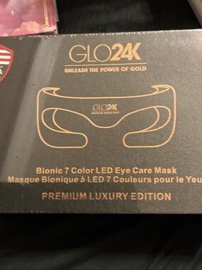 GLO24K LED Eye Care Mask - Bionic 7-Color Therapy